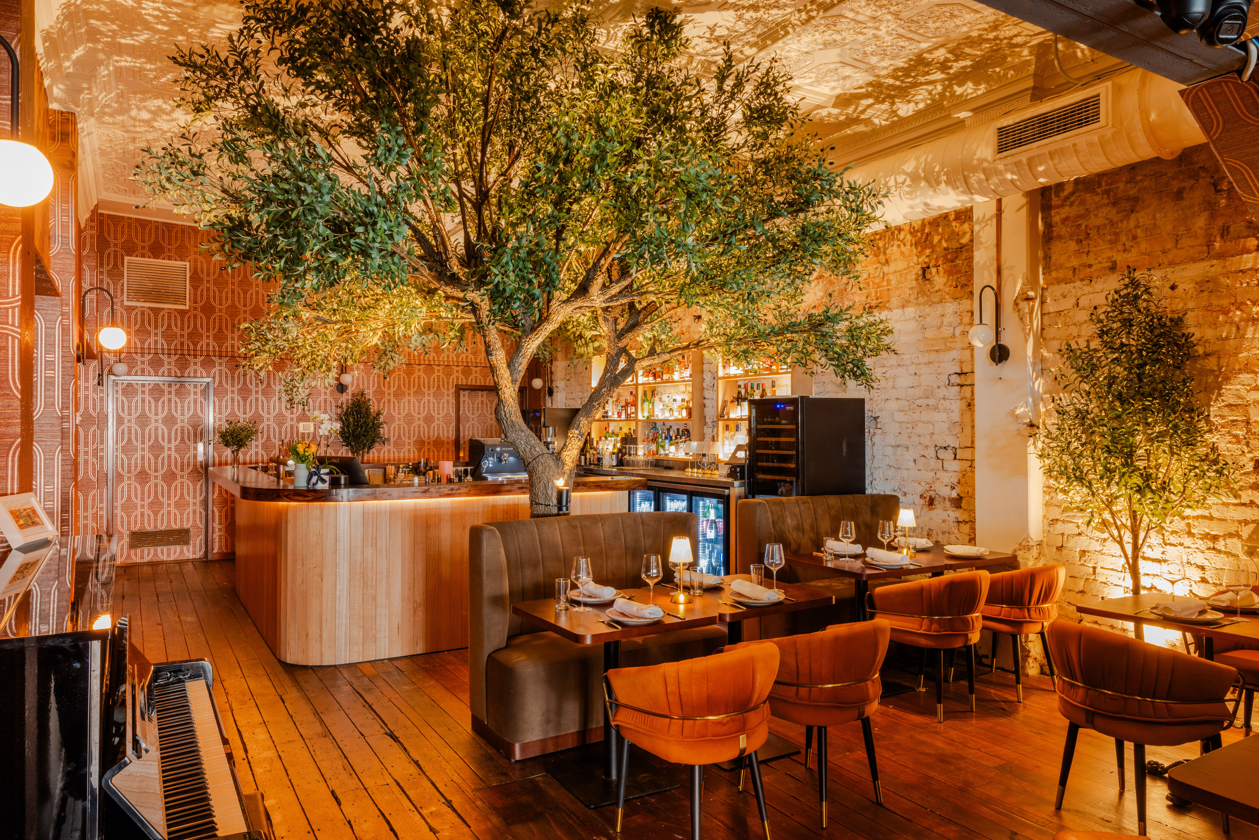 The Embassy dining room interior